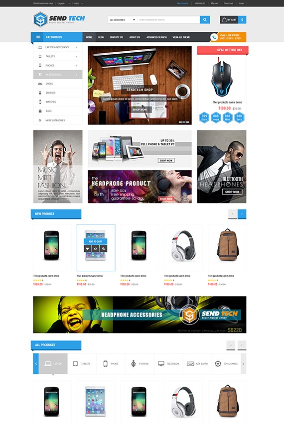 Sentech Template - Responsive Digital